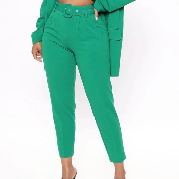 green emerald velvet dress Dark Green Slim Fit Suit Pants